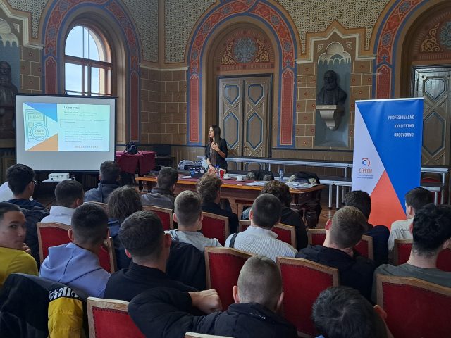 CEPROM radionica medijske pismenosti za srednjoškolce u Sremskim Karlovcima naslovna